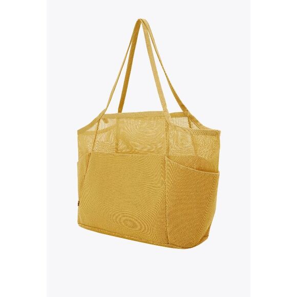 BEIS NWT The Mesh Beach Tote in Honey Yellow - Picture 1 of 5